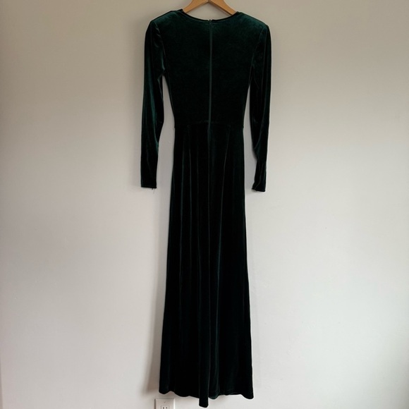 Bronx and Banco Cleopatra Jumpsuit in green Velvet Size: Small - Picture 3 of 4